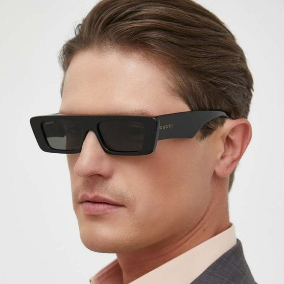Gucci Other - Gucci GG1331S 001 Sunglasses Black Grey Rectangle Unisex